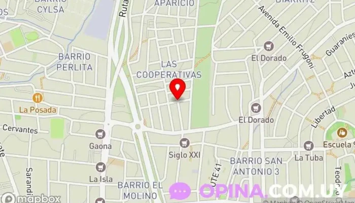 mapa de Hálama Escuela de Danzas Árabes Academia de baile en Maldonado