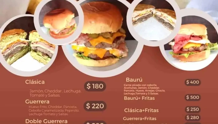 Hamburgueseria Las Guerreras Menu - Montevideo