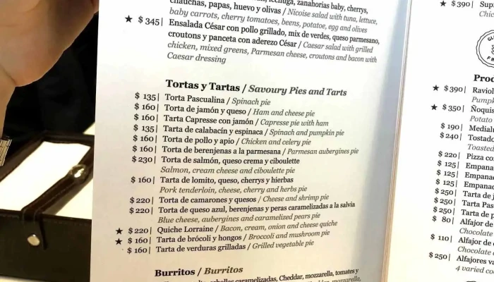 Hb Coffee Shop -  Menu - Montevideo