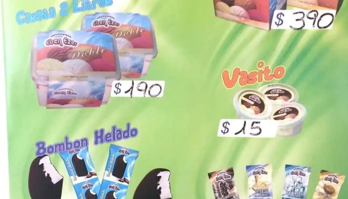Heladeria Eben Ezer Menu - Rivera