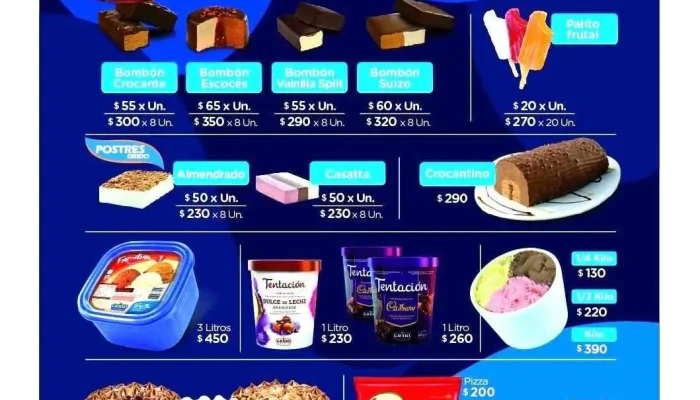 Heladeria Grido De Las Piedras Menu - Las Piedras