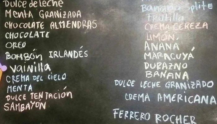 Heladeria Sabor Arte Menu - Sarandí Grande