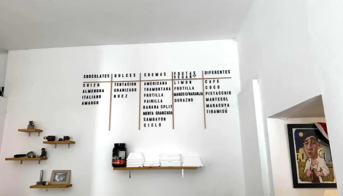 Helados Dienzzo -  Menu - Col. del Sacramento