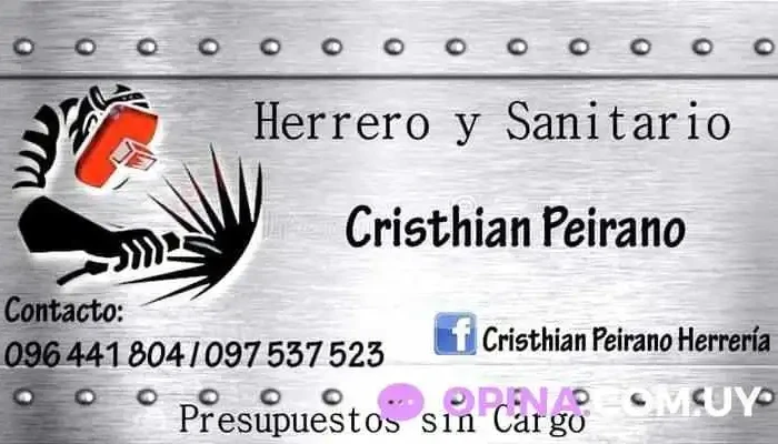Herreria Y Sanitaria Cristhian Peirano - 12900 Montevideo