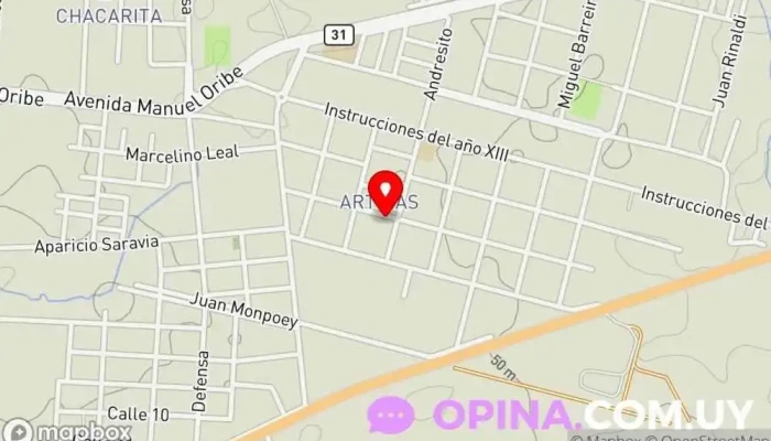 mapa de HomeCraft Papelería en Salto