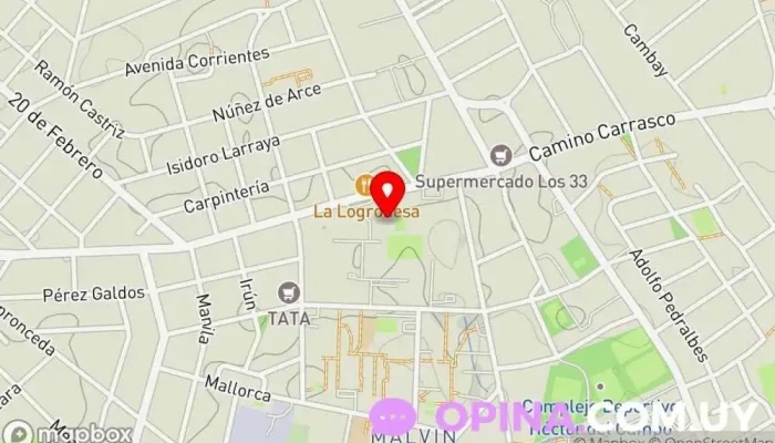 mapa de HORUS PROPIEDADES Agencia inmobiliaria en Montevideo