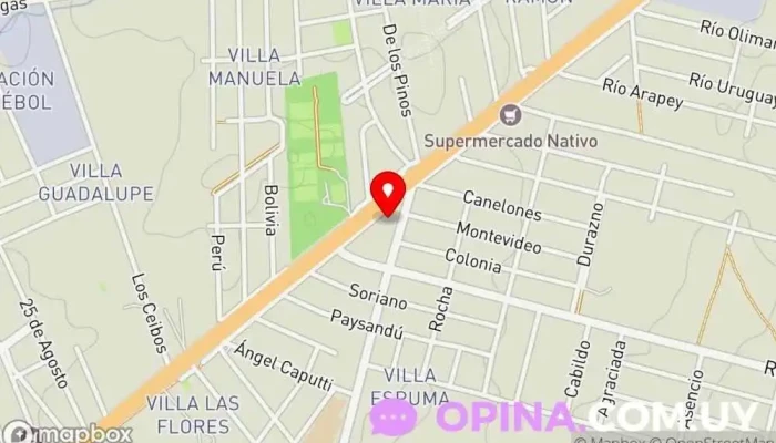 mapa de Hospital Veterinario 