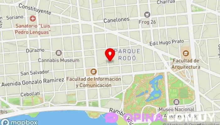 mapa de HOUSING- negocios inmobiliarios Agencia de bienes inmuebles comerciales en Montevideo