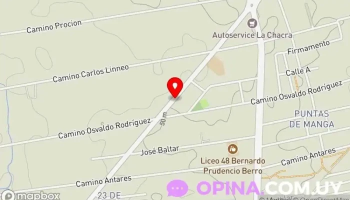 mapa de Huerta Organica 