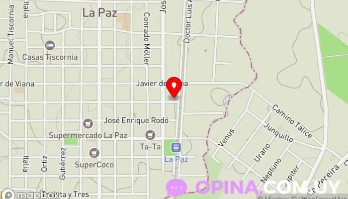 mapa de I ️Love English Academia de idiomas en La Paz