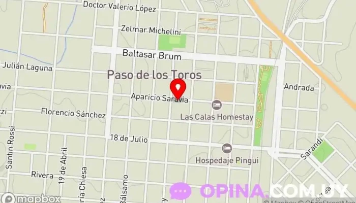 mapa de iB Imprenta Papeleria Imprenta en Paso de los Toros