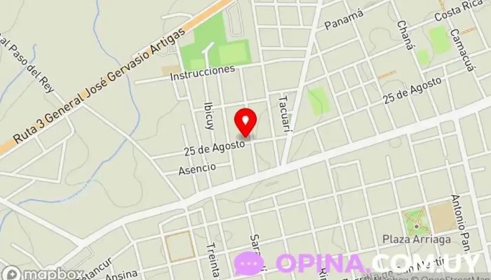 mapa de IES - SAN JOSÉ Institución educativa en San José de Mayo