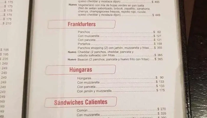 Il Mondo Della Pizza -  Menu - Montevideo