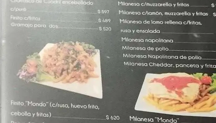 Il Mondo Della Pizza -  Menu - Montevideo