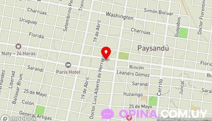 mapa de Imperia Centro de estética en Paysandú
