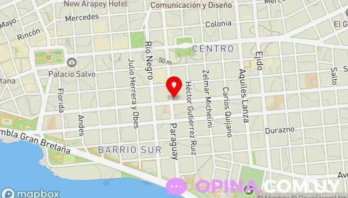 mapa de Implante Dental Uruguay - I.D.U. | Implantes Dentales en Uruguay Clínica dental en Montevideo