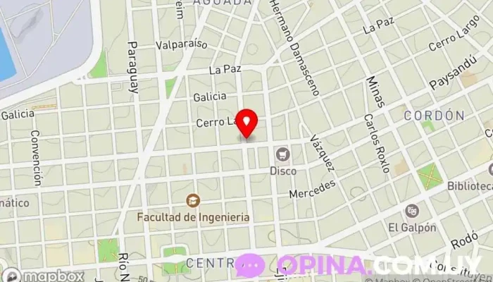 mapa de Imprenta Dibugraf Imprenta, Papelería en Montevideo