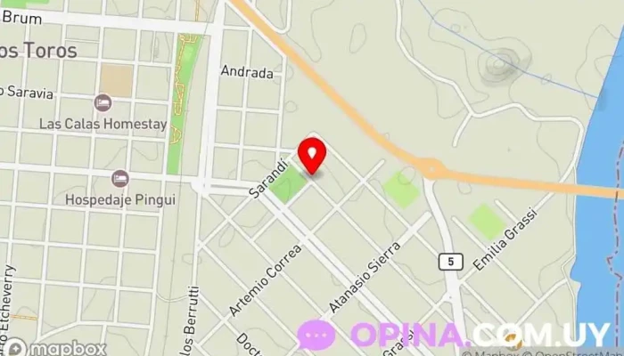 mapa de Imprenta La Tribuna Imprenta en Paso de los Toros