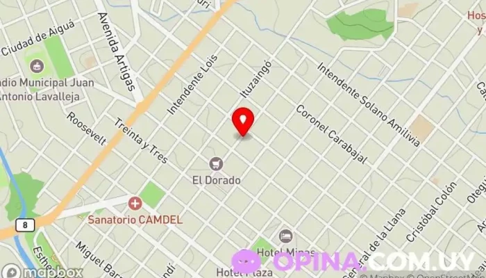 mapa de Imprenta MINAS Imprenta en Minas