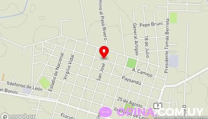 mapa de Imprenta Tala Imprenta en Tala