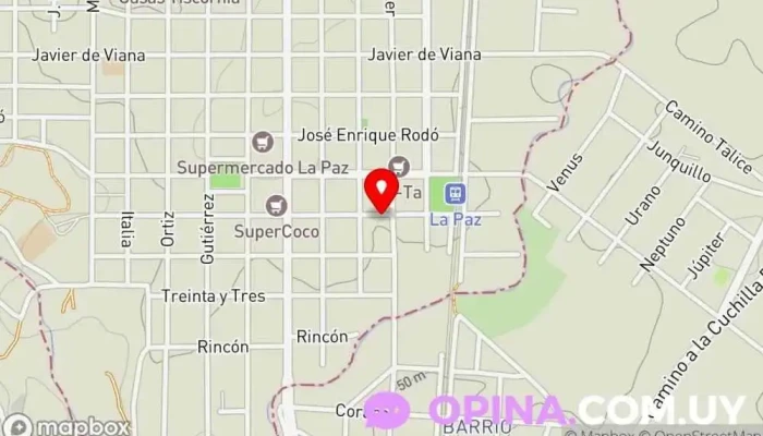 mapa de Imprenta Vanguardia Imprenta en La Paz