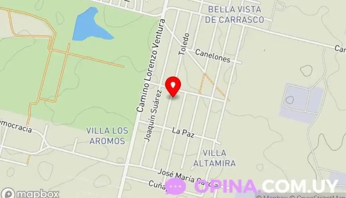 mapa de Imprenta y papeleria Equs Imprenta comercial en Barros Blancos