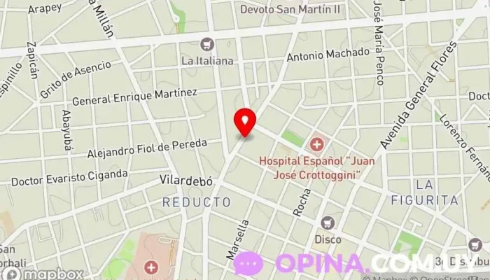 mapa de IMPRENTA Y PAPELERIA Imprenta comercial en Montevideo