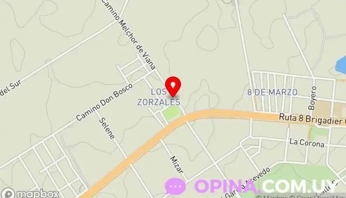 mapa de Impresiones y fotocopias Tienda general en Montevideo