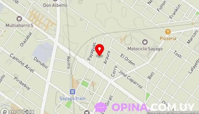 mapa de Imprimiendoideas.uy Papelería en Montevideo