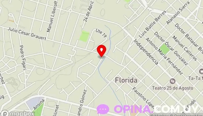 mapa de Incredible English Florida Centro de formación en Florida