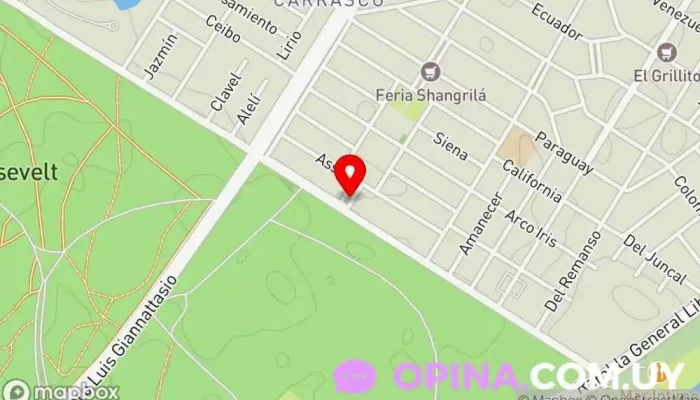 mapa de INDALO Centro de salud comunitario en Ciudad de la Costa