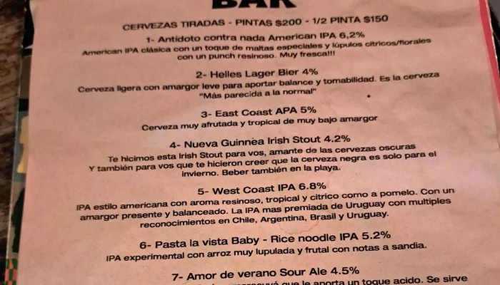 Indica Beer -  Comentario 3 - Montevideo