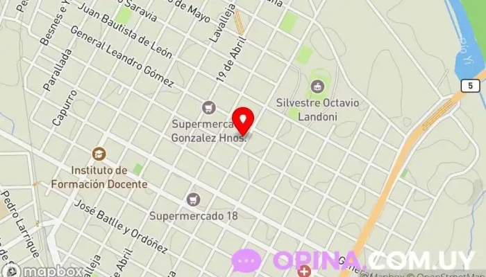 mapa de Infomar Tienda de informática en Durazno