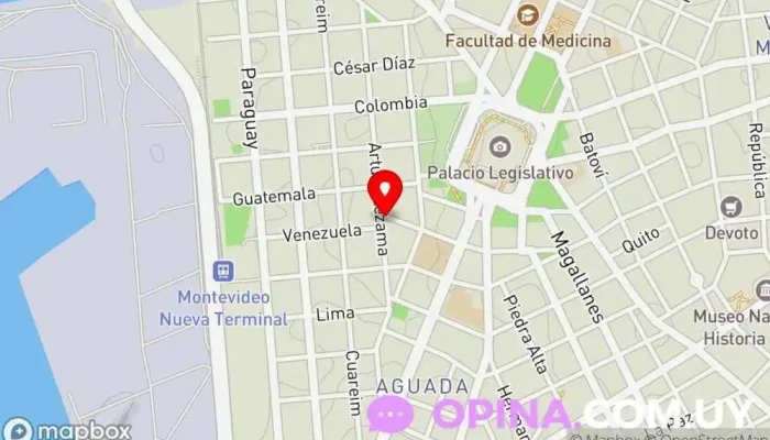 mapa de Inmobiliaria ABR Agencia inmobiliaria en Montevideo