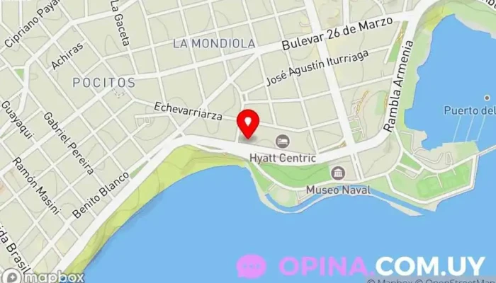 mapa de inmobiliaria ACLE Agencia inmobiliaria en Montevideo