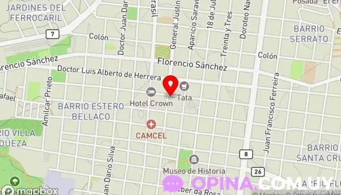 mapa de Inmobiliaria Albano Agencia inmobiliaria en Melo