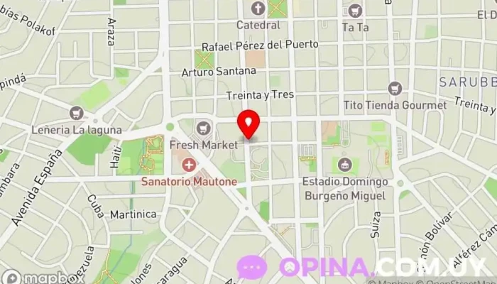 mapa de Inmobiliaria Azambuja Agencia inmobiliaria en Maldonado