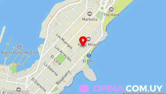 mapa de Inmobiliaria Babenco Negocios Inmobiliarios Agencia inmobiliaria en Punta del Este