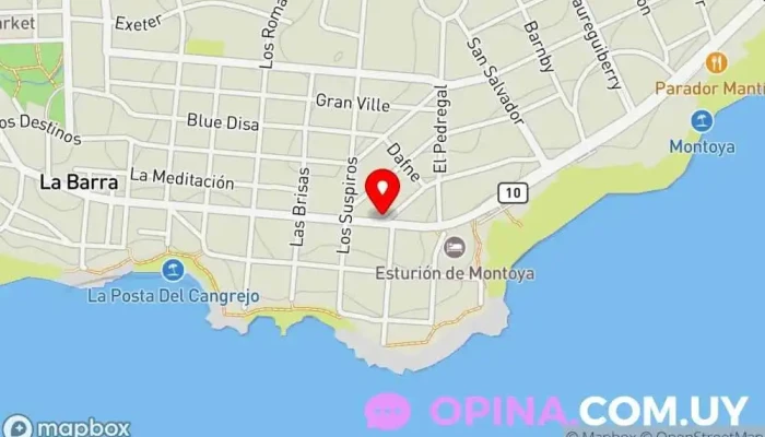 mapa de Inmobiliaria Beba Páez Vilaró Agencia inmobiliaria en Montoya