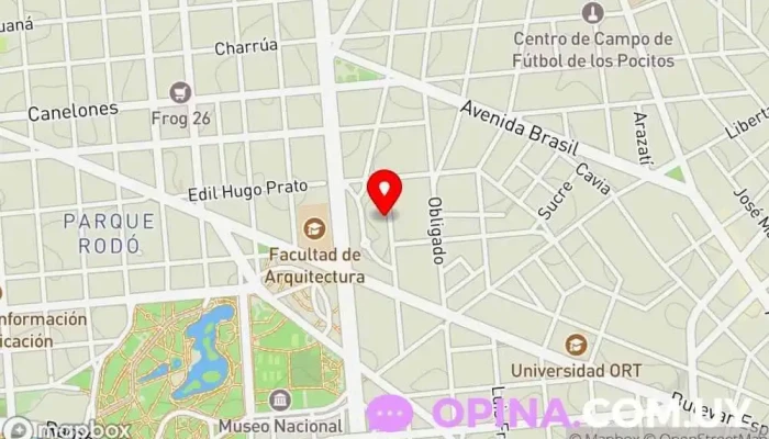 mapa de Inmobiliaria Borsari Agencia inmobiliaria en Montevideo
