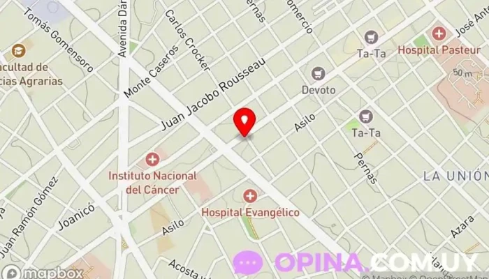mapa de Inmobiliaria Carballido Agencia inmobiliaria en Montevideo