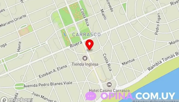 mapa de Inmobiliaria Cooper Agentes inmobiliarios en Montevideo