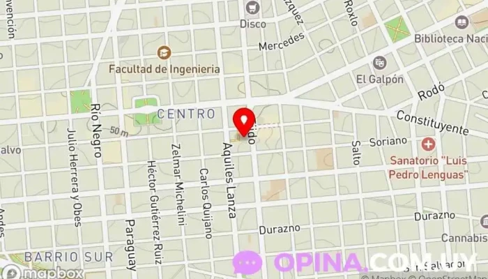 mapa de Inmobiliaria Enjoy Agencia inmobiliaria en Montevideo