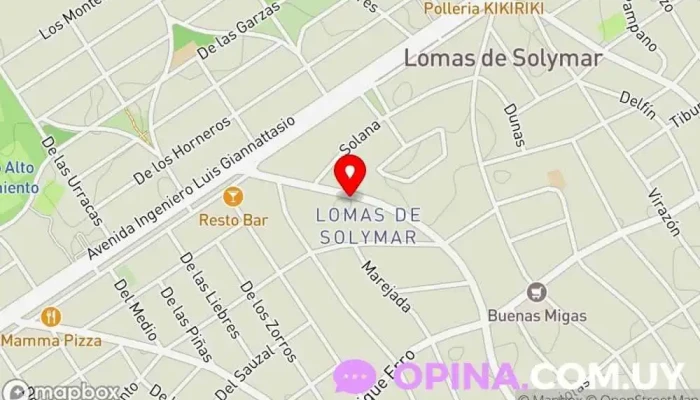 mapa de Inmobiliaria Escribanía de la Costa Agencia inmobiliaria en Ciudad de la Costa