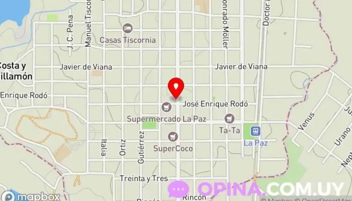 mapa de Inmobiliaria Gonzalo Martinez Comercio en La Paz