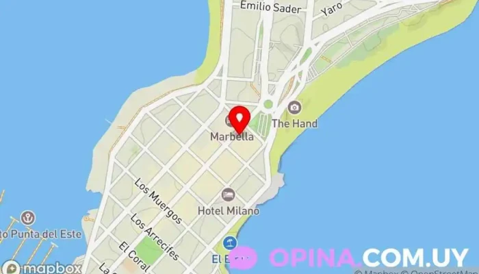 mapa de Inmobiliaria Gorlero Agencia inmobiliaria en Punta del Este