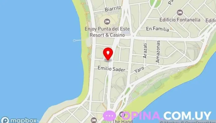 mapa de Inmobiliaria Ines Podesta Agentes inmobiliarios en Punta del Este