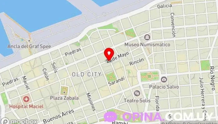 mapa de Inmobiliaria INNOVAR Agencia inmobiliaria en Montevideo