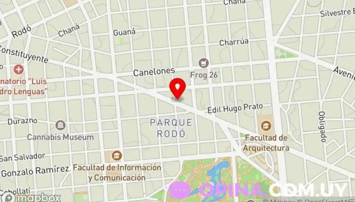 mapa de Inmobiliaria La Casa Propiedades Agencia inmobiliaria en Montevideo