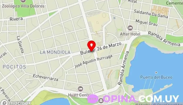 mapa de Inmobiliaria MAPE Agencia inmobiliaria en Montevideo